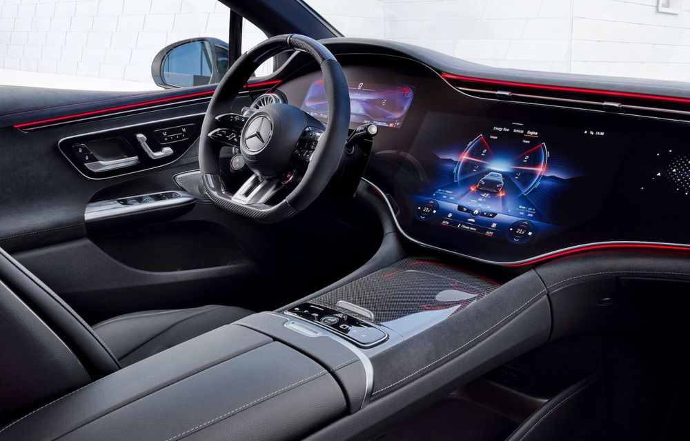 Noul Mercedes-AMG EQE debutează cu până la 687 CP și 533 kilometri autonomie - Poza 13