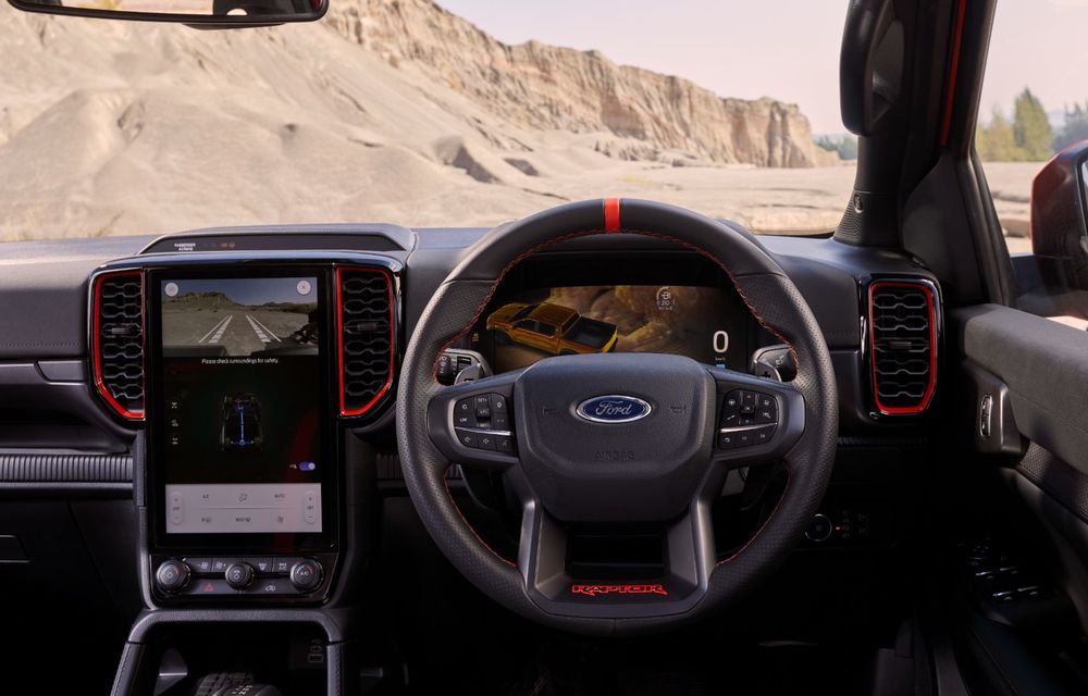 Noua generație Ford Ranger Raptor: V6 twin-turbo, pe benzină, 288 CP și diferențiale blocabile - Poza 14