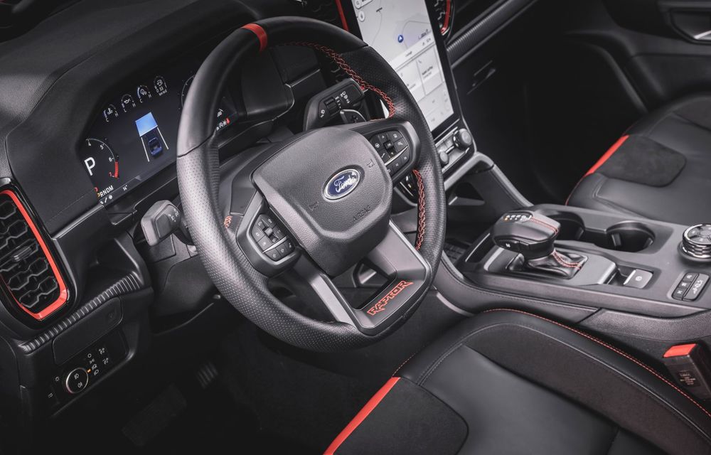 Noua generație Ford Ranger Raptor: V6 twin-turbo, pe benzină, 288 CP și diferențiale blocabile - Poza 13
