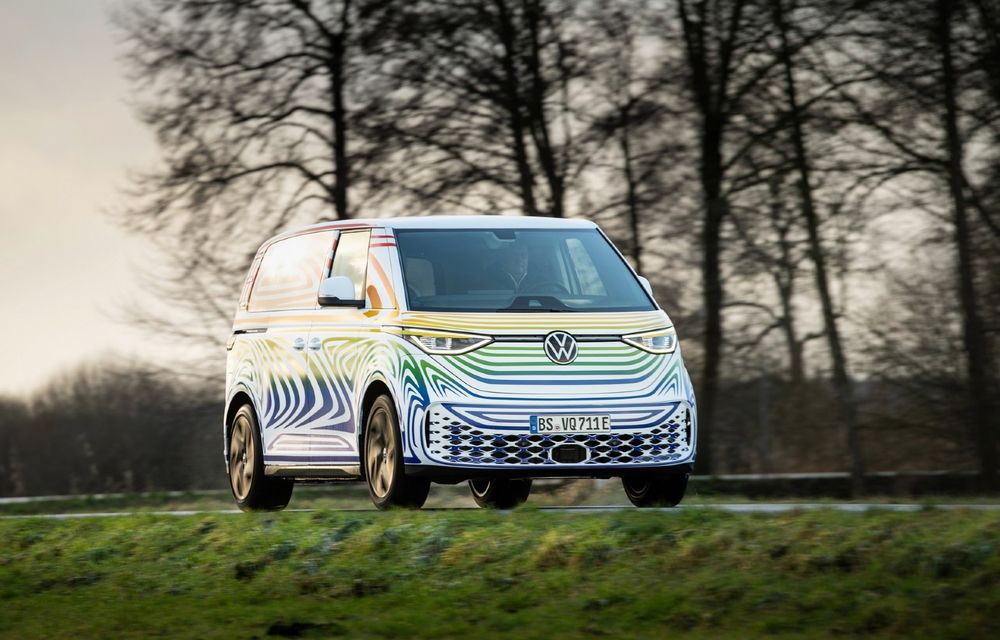 Imagini noi cu Volkswagen ID. Buzz. Va avea 201 cai putere și propulsie spate - Poza 18