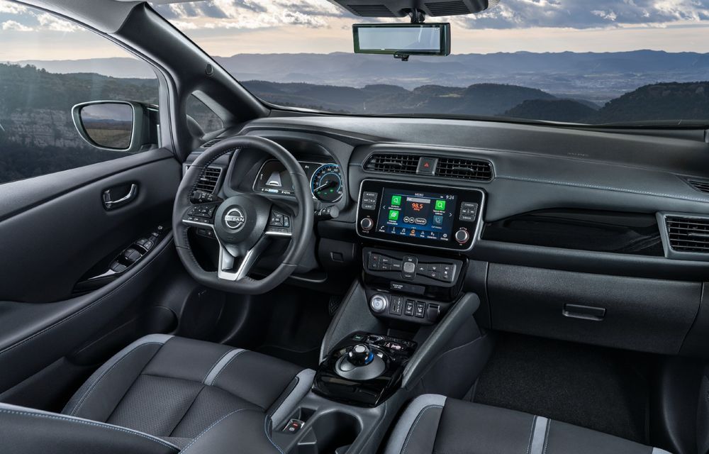 Nissan prezintă noul Leaf facelift: autonomie de 385 de kilometri și compatibilitate cu Amazon Alexa - Poza 41