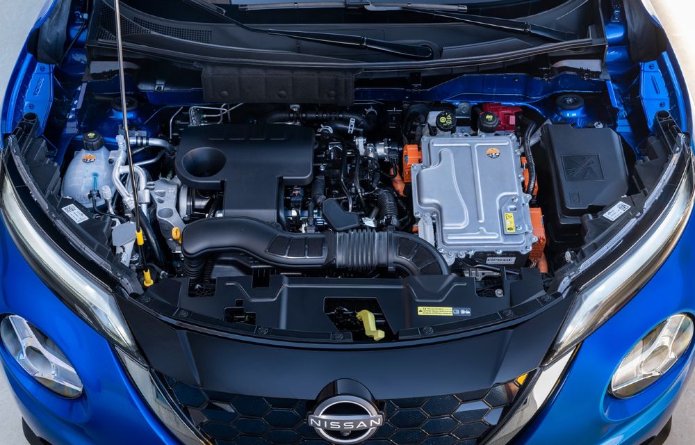Nissan Juke primește o nouă versiune cu propulsor hibrid: două motoare electrice și 143 de cai putere - Poza 12