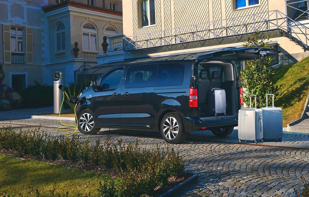 Fiat prezintă noul model electric e-Ulysse. Autonomie de 330 de kilometri și 8 locuri - Poza 2