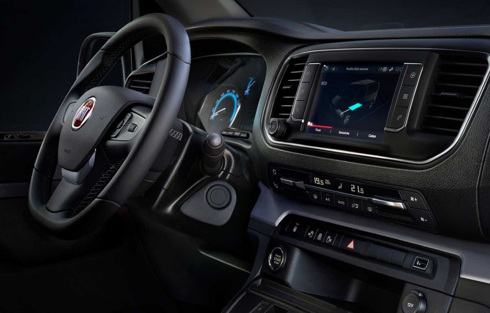 Fiat prezintă noul model electric e-Ulysse. Autonomie de 330 de kilometri și 8 locuri - Poza 14