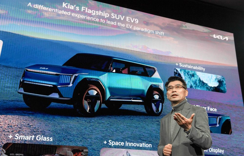 Kia: Gamă de 14 modele cu zero emisii până în 2027. SUV-ul EV9 debutează anul viitor - Poza 1