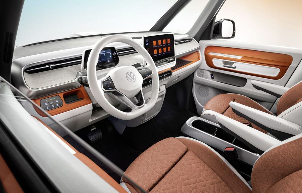 Electricul Volkswagen ID.Buzz debutează cu 204 CP, interior &quot;vegan&quot; și variantă Cargo - Poza 11