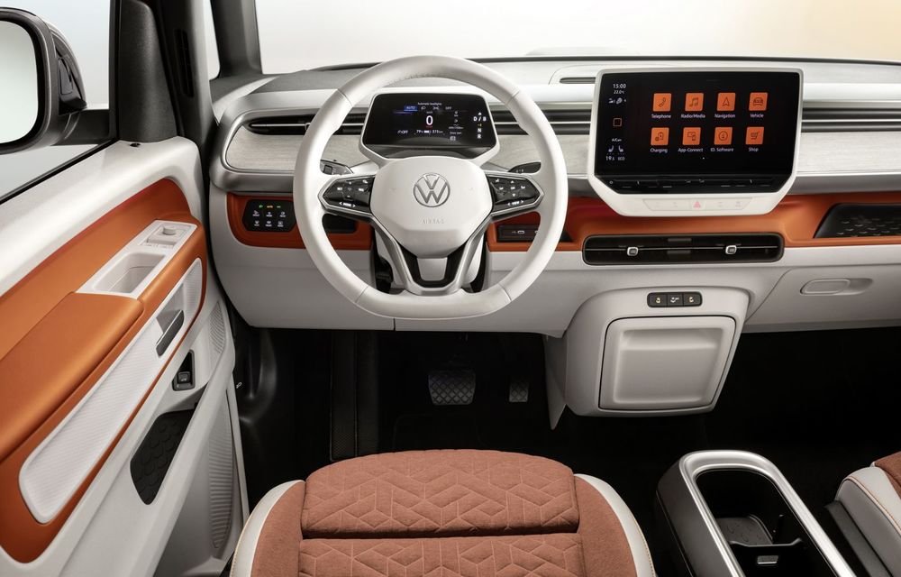Electricul Volkswagen ID.Buzz debutează cu 204 CP, interior &quot;vegan&quot; și variantă Cargo - Poza 12
