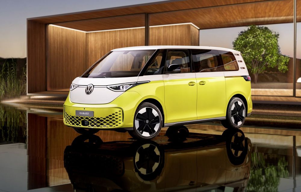 Electricul Volkswagen ID.Buzz debutează cu 204 CP, interior &quot;vegan&quot; și variantă Cargo - Poza 7