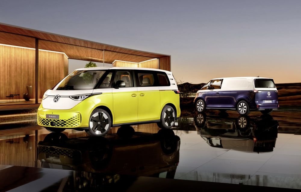 Electricul Volkswagen ID.Buzz debutează cu 204 CP, interior &quot;vegan&quot; și variantă Cargo - Poza 26