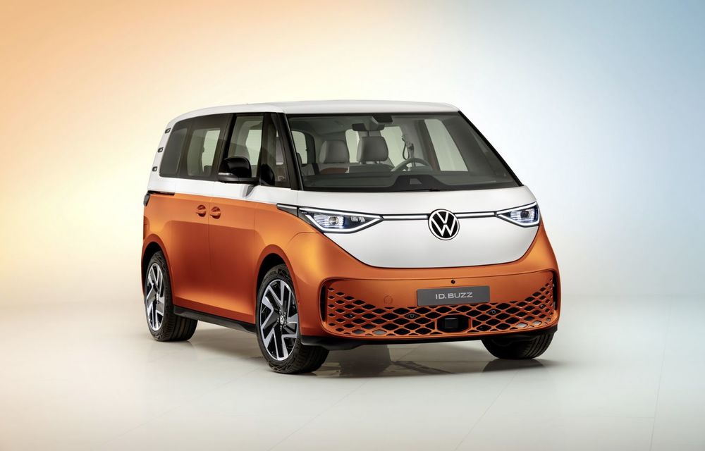 Electricul Volkswagen ID.Buzz debutează cu 204 CP, interior &quot;vegan&quot; și variantă Cargo - Poza 1