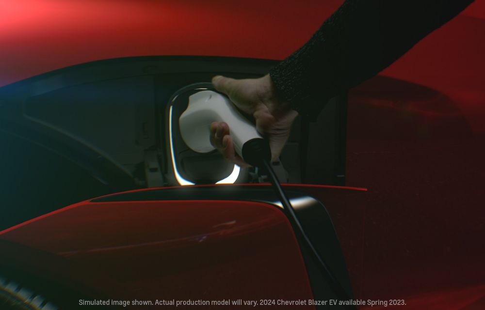 Teaser cu noul Chevrolet Blazer EV SS, primul model electric de performanță din istoria mărcii - Poza 1