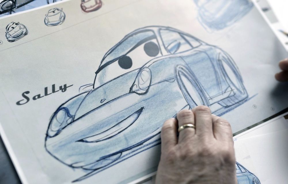 Parteneriat Porsche - Pixar pentru un 911 inspirat de Sally din filmul &quot;Cars&quot; - Poza 4
