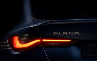 Alpina publică un teaser cu viitorul B4 Gran Coupe