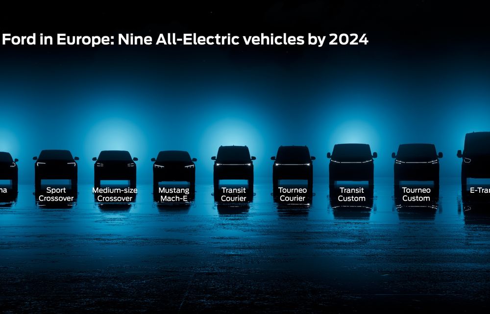 Ford: 9 vehicule cu zero emisii, din 2024, în Europa. Două crossovere electrice vor fi produse în Germania - Poza 2