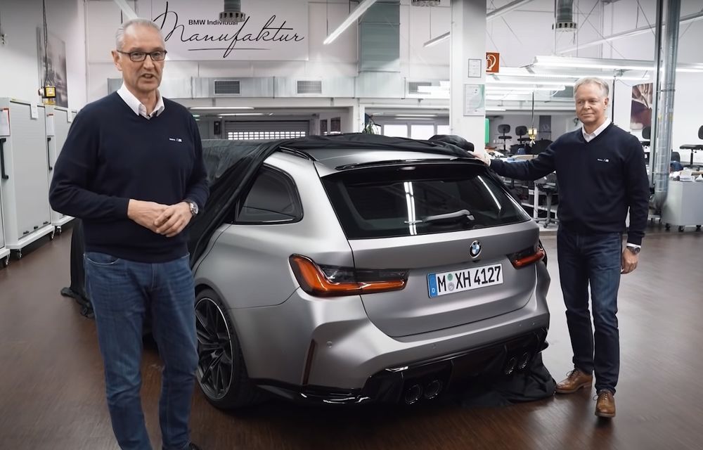 Partea din spate a viitorului BMW M3 Touring, dezvăluită într-un nou video - Poza 1