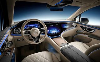 Viitorul Mercedes-Benz EQS SUV va permite redarea de conținut video în timpul mersului