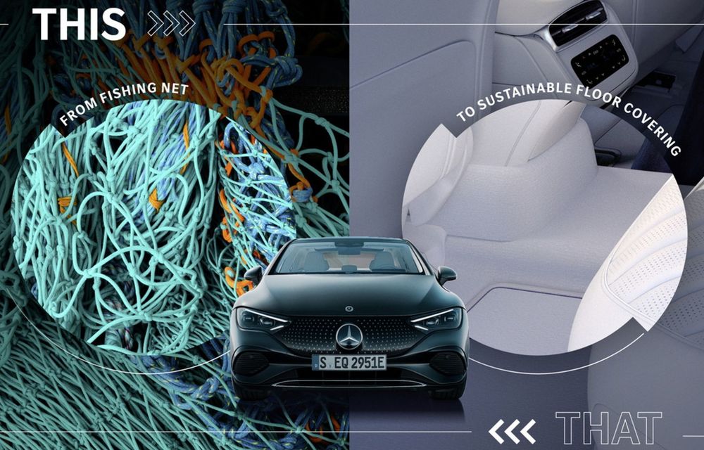 Mercedes-Benz: În următorii 10 ani, mașinile noastre vor utiliza 40% materiale reciclabile - Poza 3