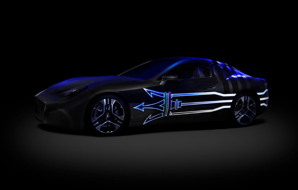 Imagini cu noul Maserati GranTurismo Folgore, primul model electric al mărcii: 1200 de cai putere - Poza 1