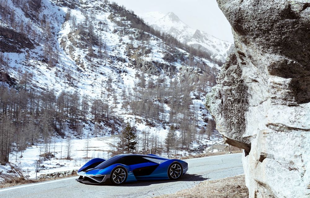 Alpine prezintă conceptul A4810, care anunță o mașină pentru anul 2035. Motor alimentat cu hidrogen - Poza 2