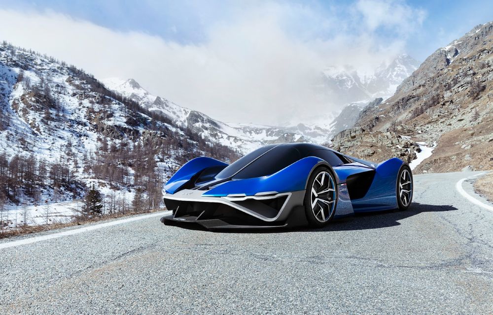 Alpine prezintă conceptul A4810, care anunță o mașină pentru anul 2035. Motor alimentat cu hidrogen - Poza 1