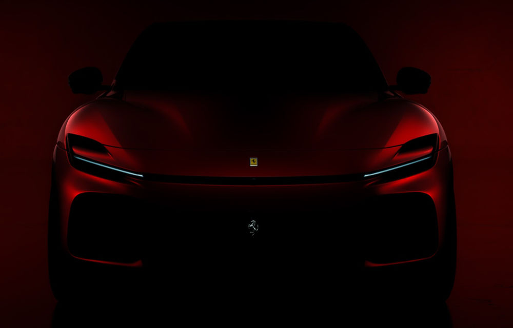 Ferrari publică primul teaser oficial cu viitorul SUV Purosangue - Poza 1