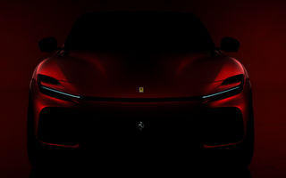 Ferrari publică primul teaser oficial cu viitorul SUV Purosangue