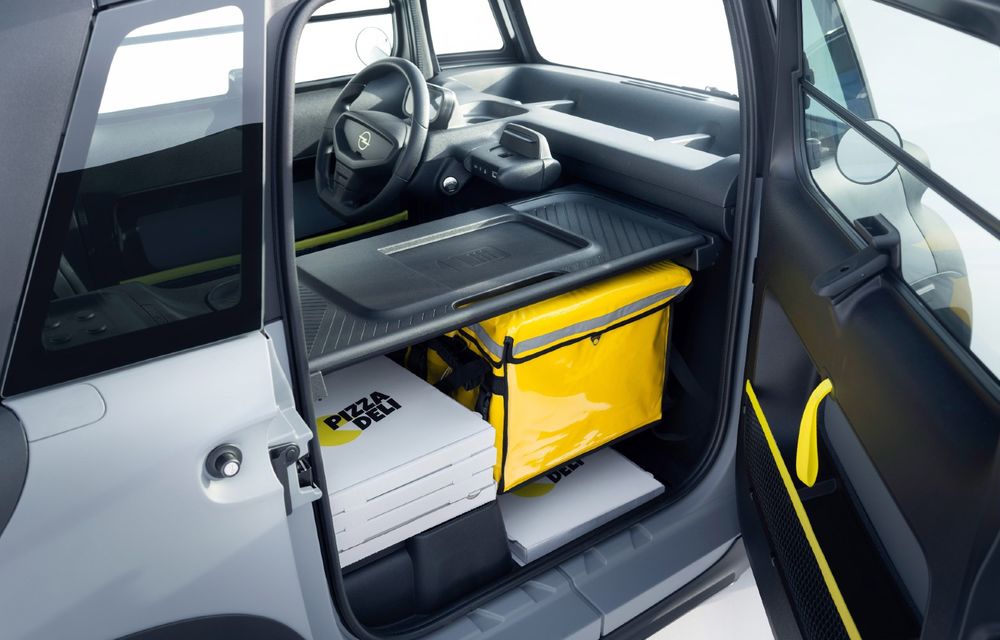 Opel Rocks-e primește o versiune de transport marfă, Rocks-e Kargo. Volum de încărcare de 400 de litri - Poza 6