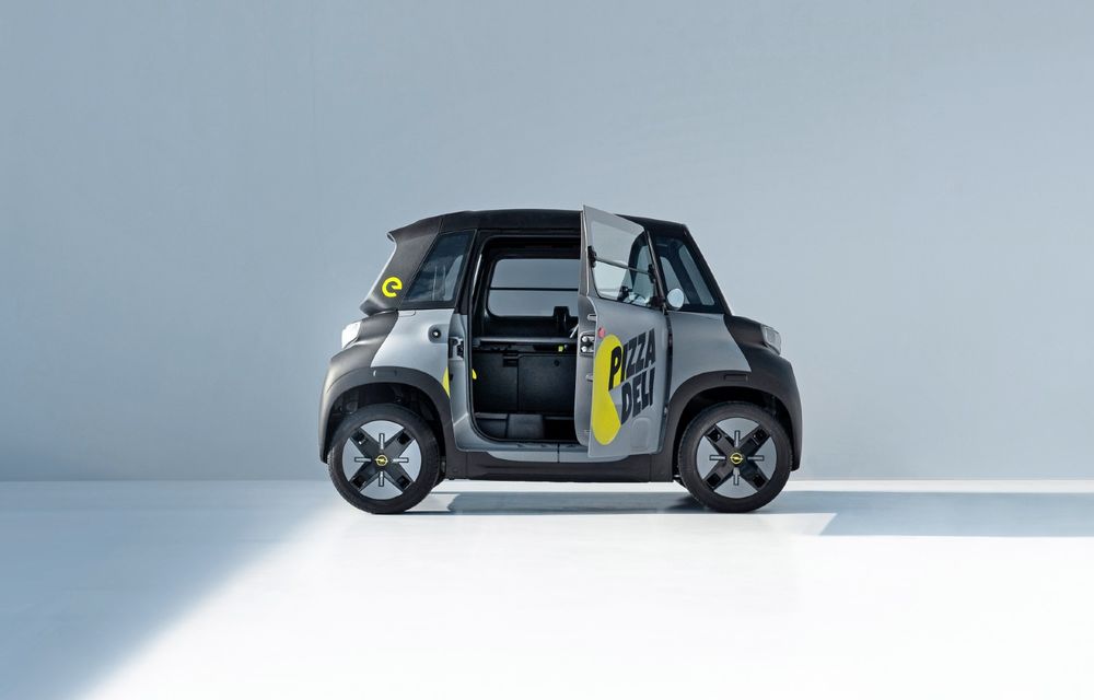 Opel Rocks-e primește o versiune de transport marfă, Rocks-e Kargo. Volum de încărcare de 400 de litri - Poza 5