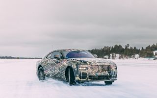 Imagini cu Rolls-Royce Spectre în timpul testelor de iarnă. Modelul electric, testat la -40 de grade