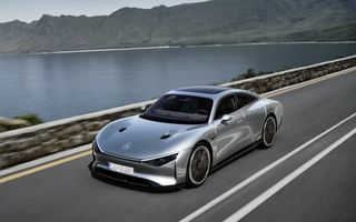 Tehnologia conceptului Mercedes-Benz Vision EQXX va fi regăsită pe modelele de serie, din 2024