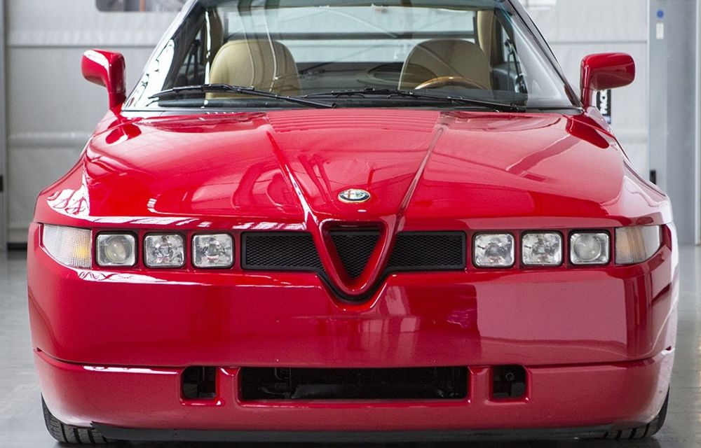 Celebra Alfa Romeo SZ, restaurată complet de divizia FCA Heritage - Poza 2