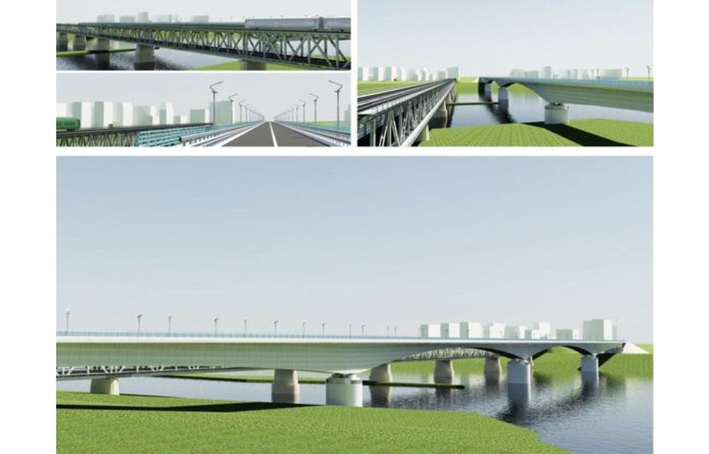 Primele imagini cu noul pod peste Siret. Va fi deschis circulației în 2024 - Poza 1
