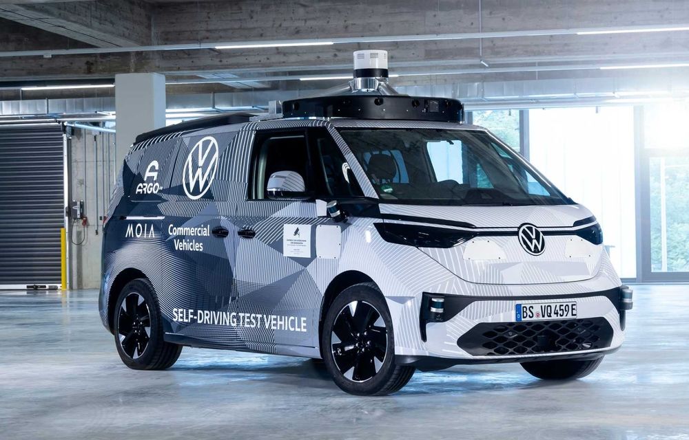 Volkswagen pregătește o versiune autonomă a lui ID. Buzz. Va debuta ca taxi în Germania - Poza 2