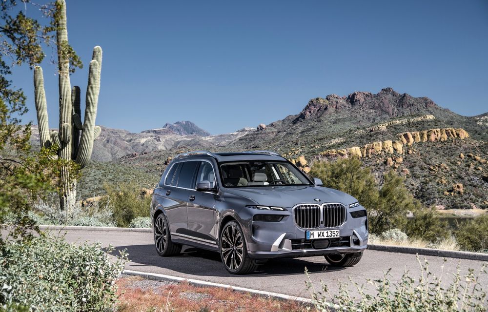 BMW X7 facelift introduce un design complet nou și folosește doar motoare electrificate - Poza 25