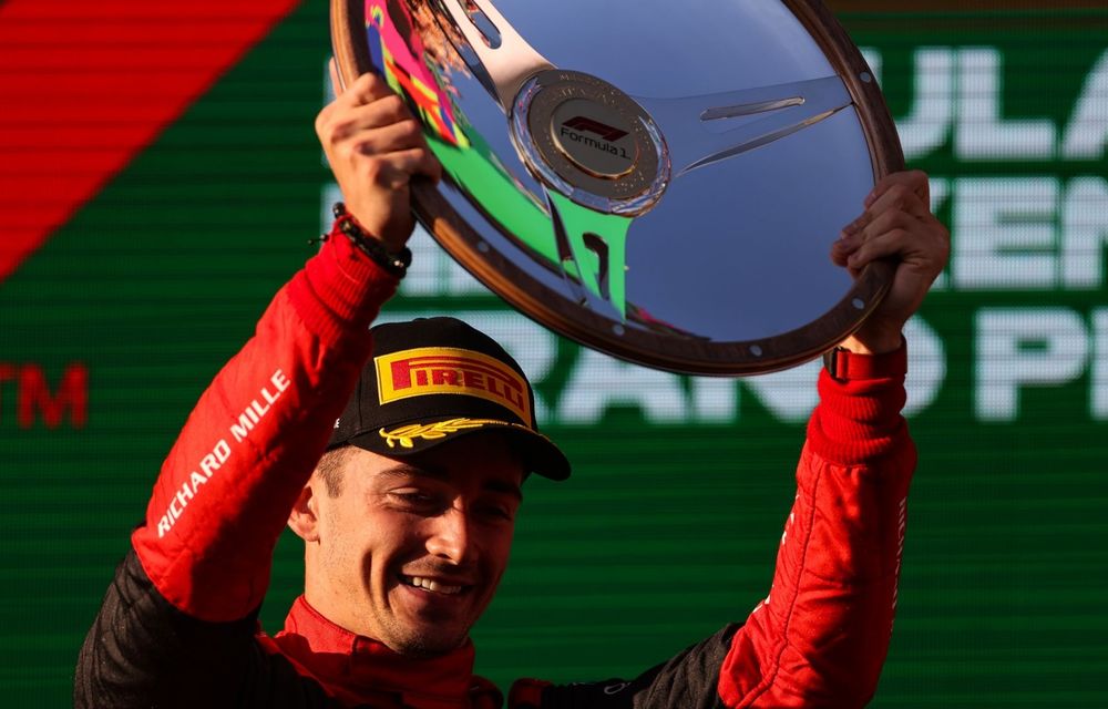 Charles Leclerc câștigă Marele Premiu de Formula 1 al Australiei. Perez și Russell pe podium - Poza 1