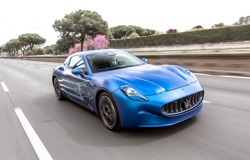 Maserati: Primele imagini cu viitorul model electric GranTurismo Folgore - Poza 1