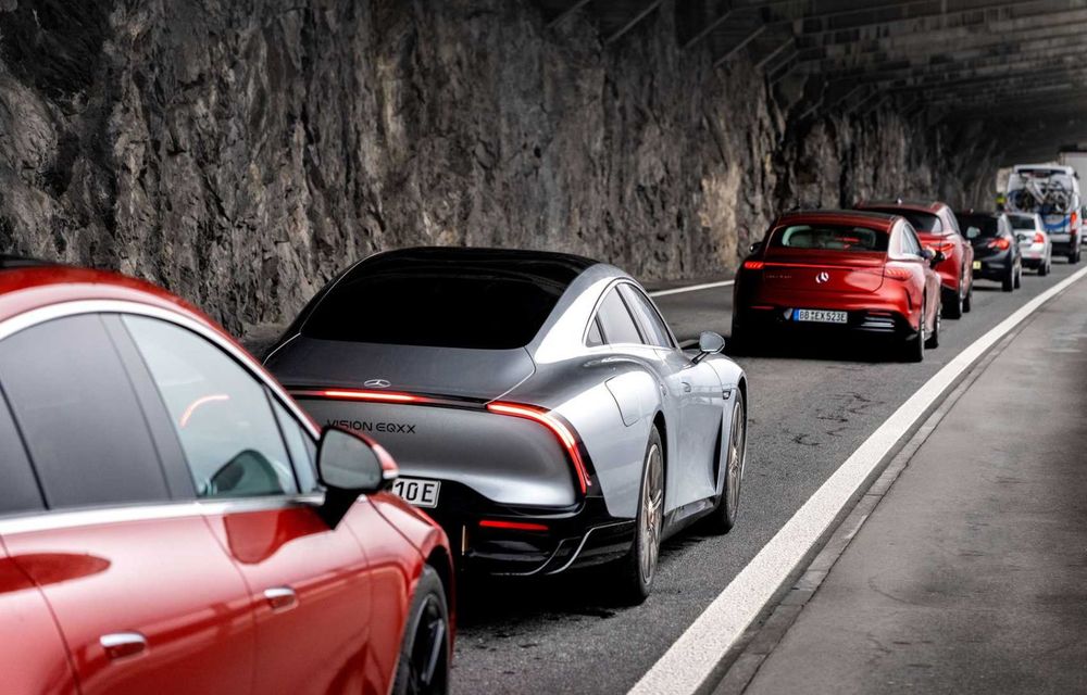 Mercedes-Benz Vision EQXX: Prototipul electric a parcurs peste 1.000 de kilometri cu o singură încărcare - Poza 15