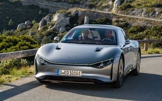 Mercedes-Benz Vision EQXX: Prototipul electric a parcurs peste 1.000 de kilometri cu o singură încărcare