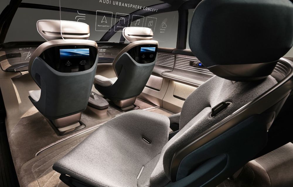 Acesta este conceptul Audi Urbansphere: sufragerie pe roți, cu 750 kilometri autonomie - Poza 45