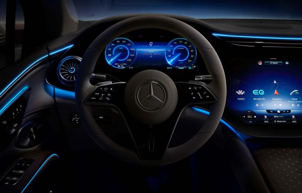 OFICIAL: Noul Mercedes-Benz EQS SUV electric promite 544 CP și 660 de kilometri autonomie - Poza 85