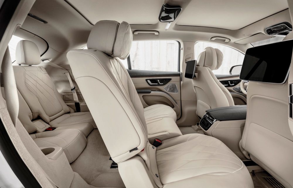 OFICIAL: Noul Mercedes-Benz EQS SUV electric promite 544 CP și 660 de kilometri autonomie - Poza 105