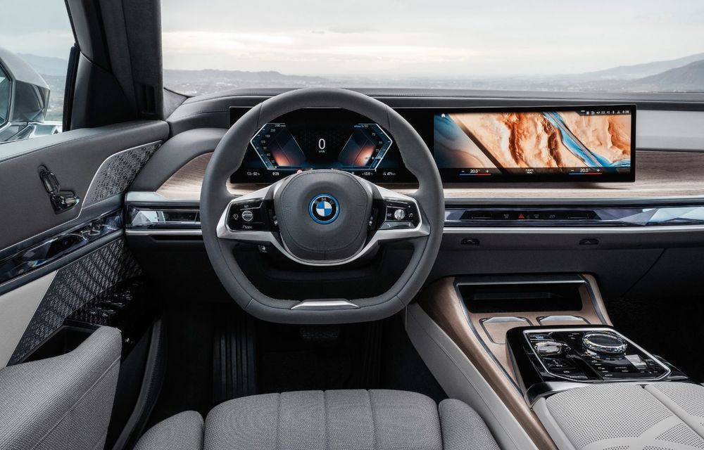 Noul BMW Seria 7: versiune electrică și ecran de 31 de inch pentru locurile din spate - Poza 35