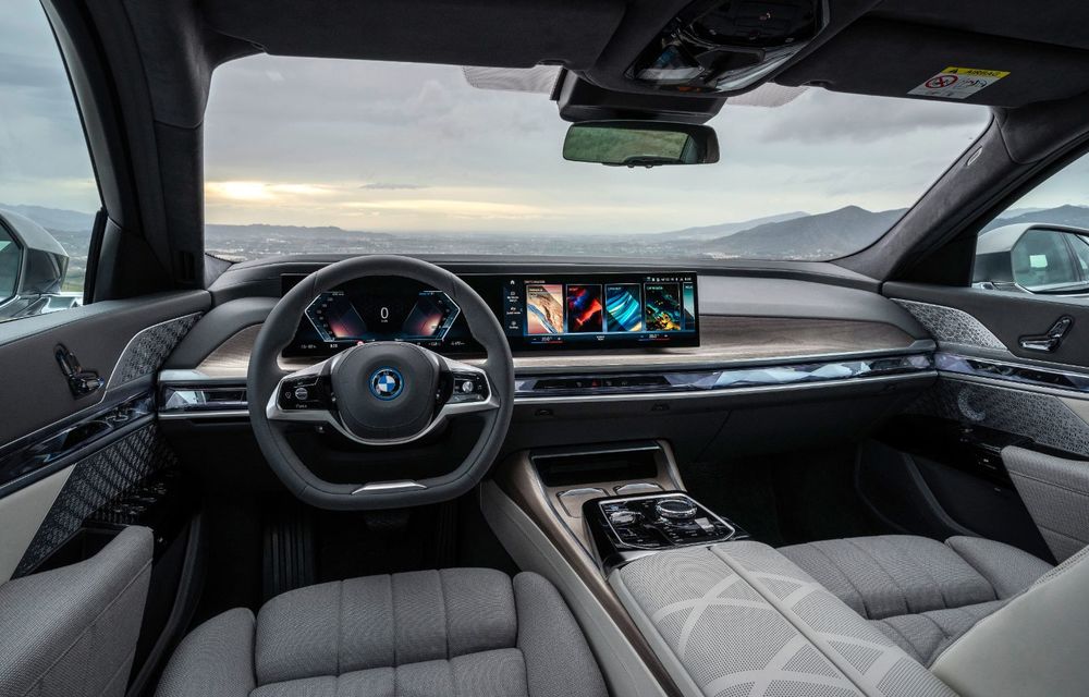 Noul BMW Seria 7: versiune electrică și ecran de 31 de inch pentru locurile din spate - Poza 34