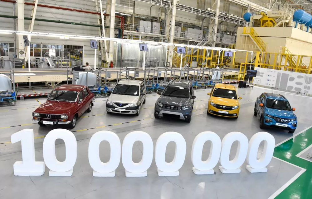 Dacia: 10 milioane de vehicule produse de la înființare - Poza 1