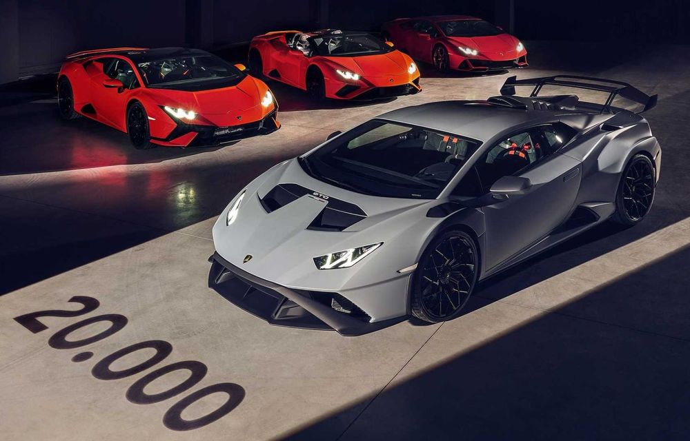 Lamborghini a produs exemplarul Huracan cu numărul 20.000 - Poza 1