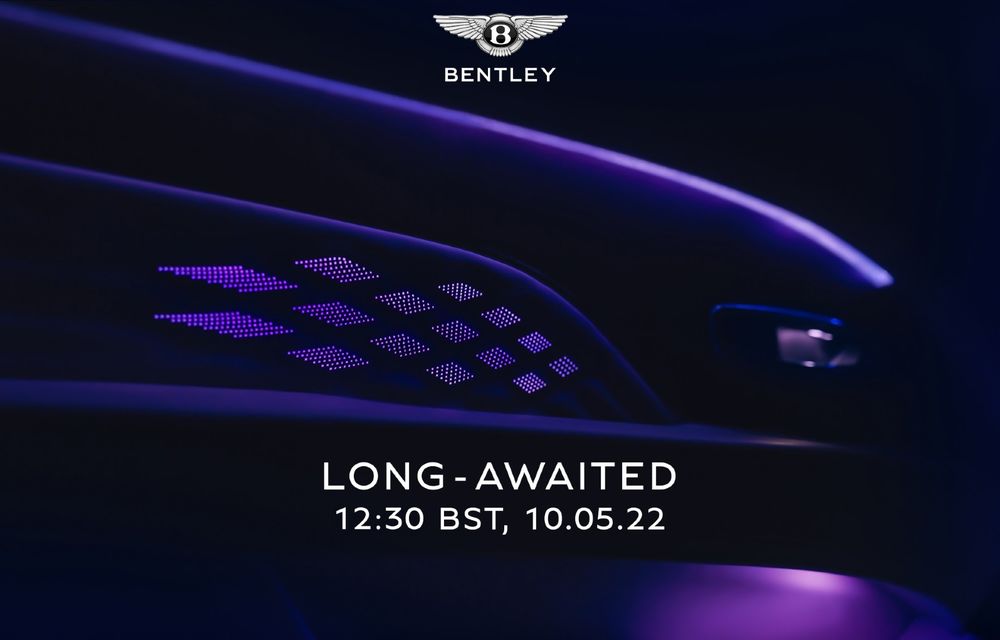 Teaser cu un nou model Bentley, vârf de gamă - Poza 1