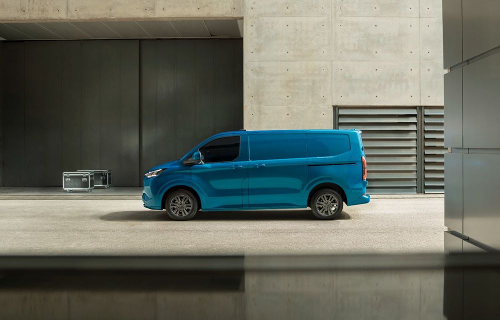 Ford prezintă noul E-Transit Custom, complet electric: 380 de kilometri autonomie - Poza 4
