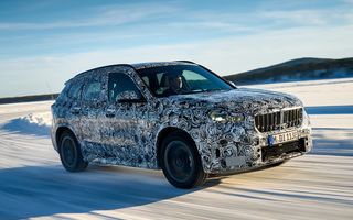 Imagini din timpul testelor cu viitorul BMW iX1, pur electric