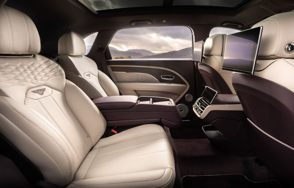 Bentley Bentayga EWB: ampatament lung și cele mai avansate scaune instalate vreodată într-o mașină - Poza 18