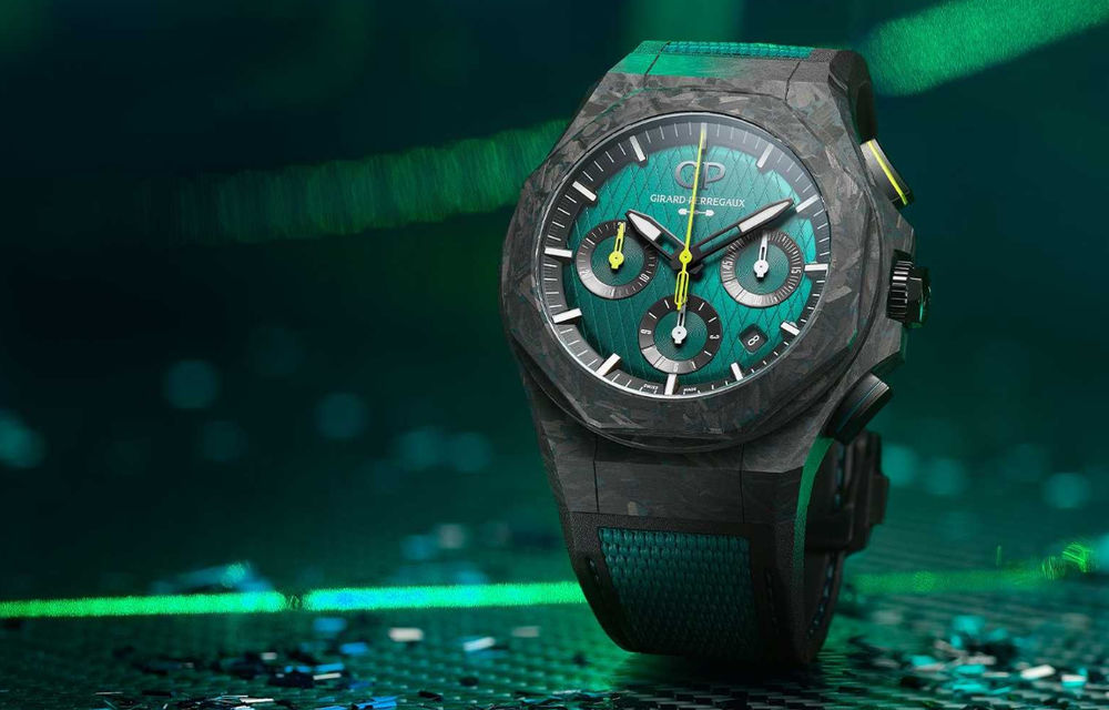Aston Martin și orologierul Girard-Perregaux colaborează pentru un ceas care utilizează materiale din F1 - Poza 1